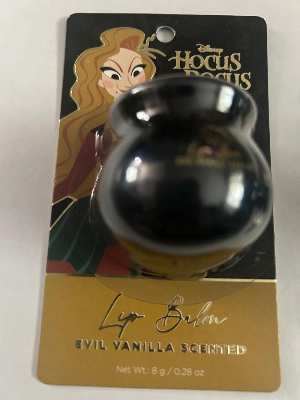 Disney Hocus Pocus Lip Balm Set - Black with Gold Accents